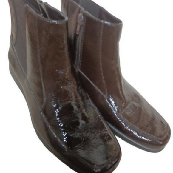 Aerosoles‎ Patent leather booties aerosols 8.5 - Picture 1 of 3